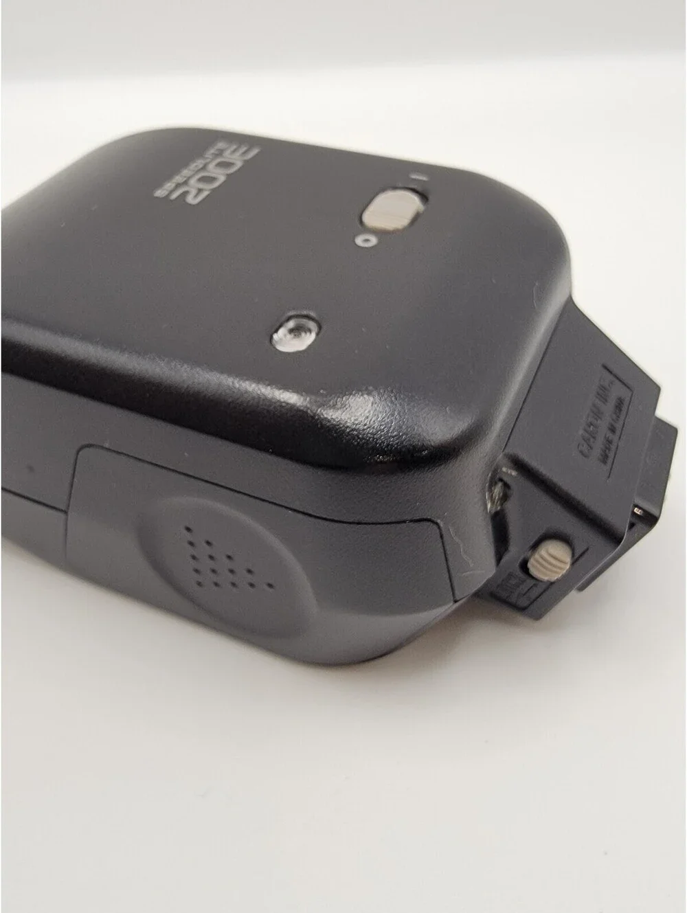 CANON Speedlight 200E Flash TESTED WORKS with Case CLEAN Battery Compartment